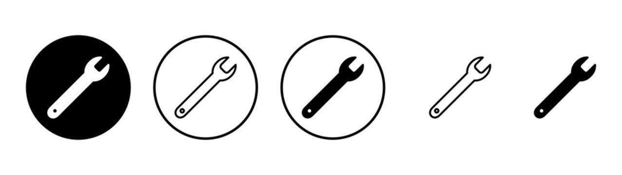 Wrench icon vector. repair icon. tools sign and symbol