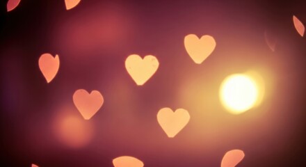 red heart background