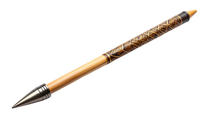 Luxury Ballpoint Pen with Ornate Design.