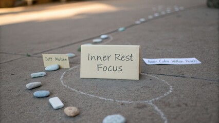 Inner Rest Focus with Soft Motion Keywords in a Relaxing Environment for Mindfulness Practice and Well-being
