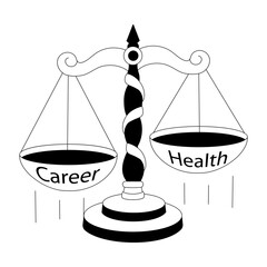 A hand drawn illustration showing a character blowing dandelions

