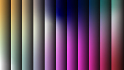 Gradient colored vertical stripes in a vibrant multicolor composition