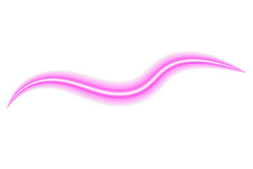 Glowing pink light swirl with smooth flowing Vector Image