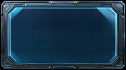 Technology blue screen border