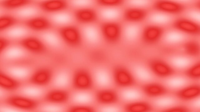 Abstract red pattern with blurred shapes and soft colors, artistic design.