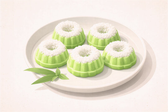 Putu Ayu cake 