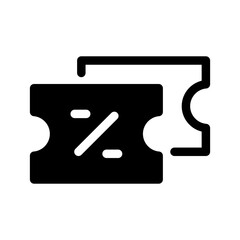 Voucher Discount Icon Vector Symbol Design Illustration