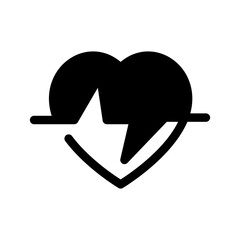 Heart Icon Vector Symbol Design Illustration