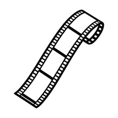 Fototapeta premium Film Strip Icon Illustration