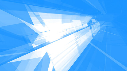 Abstract Blue Futuristic Tech Background
