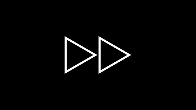 Rewind sign on black is perfect for video editing concepts or technologyrelated designs. Perfect for multimedia presentations or magazine layouts.