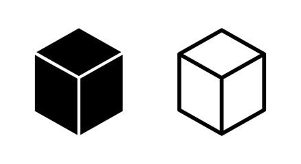 Box icon symbol for apps and websites. box sign and symbol, parcel, package