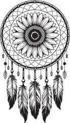 Sunflower Design clipart vector