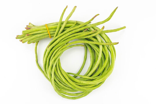 Green Yardlong Beans Fresh Long Cowpea Produce