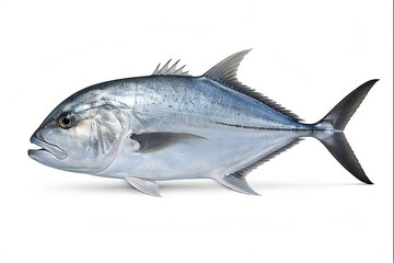 Fototapeta premium fish on white background good for fishing advertising