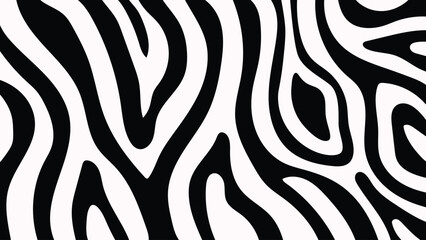 zebra skin background vector illustration ©  ndaofi