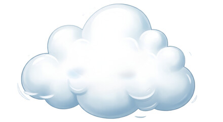 Obraz premium Soft white fluffy cloud formation in the sky