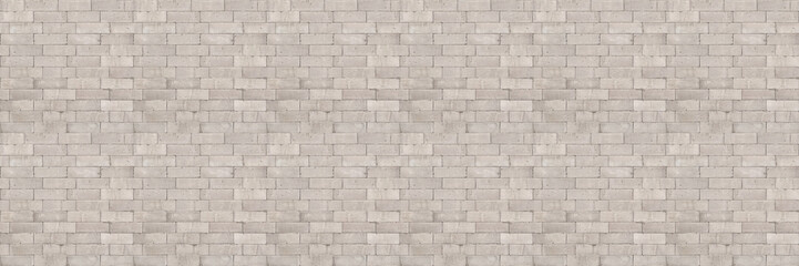 Fototapeta premium Dirty white brick texture seamless. Brick Wallpaper