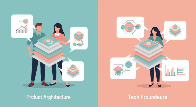 Teamwork and collaboration in project architecture and task foundation.