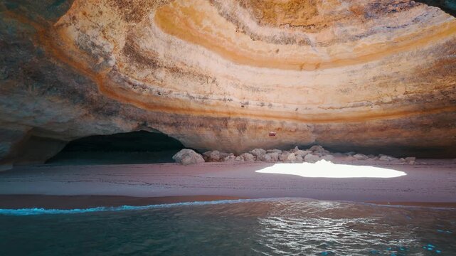 Benagil Caves in Algarve, Portugal