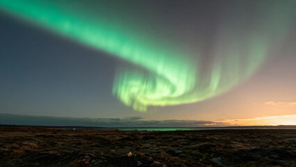 Northern Lights Panoramic View