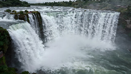 Natures Power - A View of the Iguazu Falls