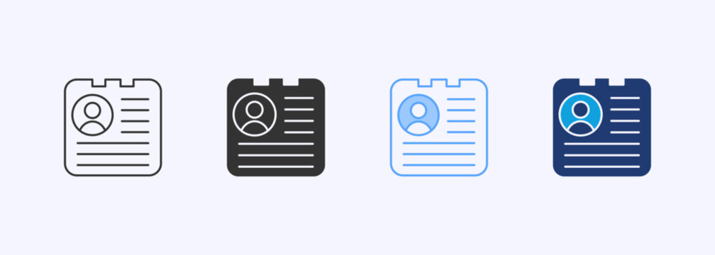 Bio Icon Set Multiple Style Collection