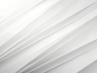 Obraz premium Clean white abstract background with subtle shadow layers and depth modern minimal style ample negative space.