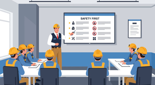Safety Training Session in a Classroom Setting