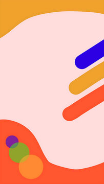 abstract  colourful social media tamplate