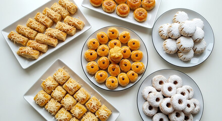 Assortment of Traditional Indonesian Eid Cookies