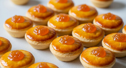 Traditional Pineapple Tarts (Nastar) Close-up
