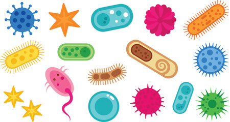 Cute cartoon elephant illustration with tusks representing wildlife safari animal character nature education and friendly zoo concept flat vector design © Sanjida