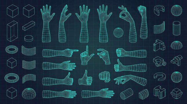 "Wireframe Hand" Images – Browse 338 Stock Photos, Vectors, and Video ...