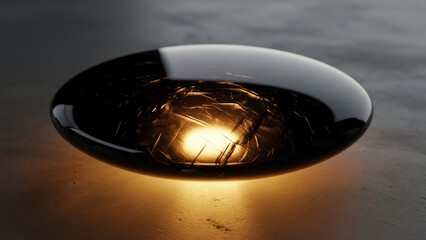 Lamp Shard Glass Orb