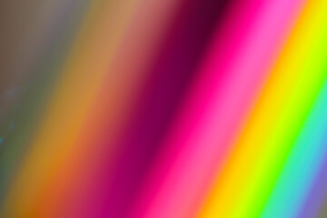 Obraz premium colorful prism light refraction and neon light streaks