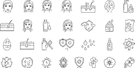 set of vector icons