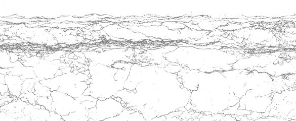 Obraz premium Abstract cracked grey lines and dots on white background texture pattern