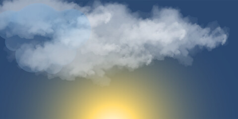 Sky dusk dramatic background, Summer season gold sunset landscape nature light clouds blue orange yellow color, Colorful sunrise sun cloud beauty, Mountain horizon beautiful sunlight weather sunshine