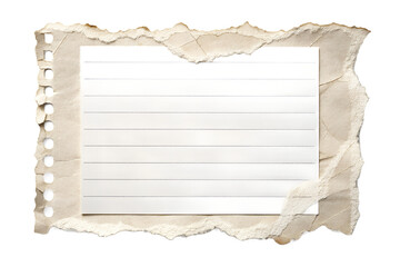 Obraz premium old sheet of paper on wooden background