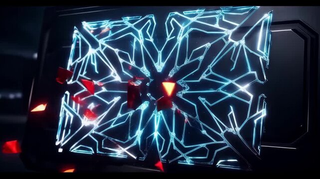 Translucent barrier of shimmering light conforming to solid surface gently repelling intrusive particles while maintaining integrity