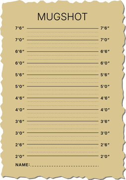 Vintage mugshot background 