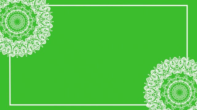 Luxury ornamental mandala background.green screen mandal animation, A diwali deepawali and ramadan islamic festival greeting decorative element's oriental,Ramadan Mubarak Background Animation