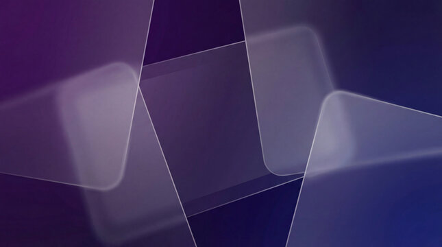 Modern abstract digital background with intertwined translucent geometric shapes, offering a dynamic visual flow for impressive hero sections and technology themes