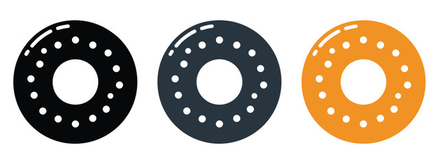 Fototapeta premium Bagel logo, bagel sandwich, and bagel symbol vector illustration featuring fresh bakery designs, tasty breakfast icons, restaurant branding, menu graphics, and culinary creative projects.