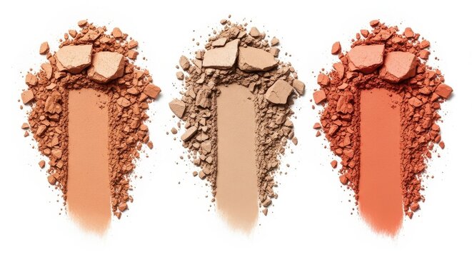 Makeup Powder Swatches