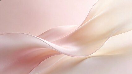 Obraz premium Soft Fabric Waves Abstract Pale Pink