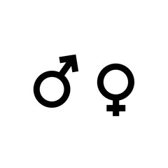 Male and female gender symbols