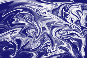Obraz premium Abstract Blue and White Swirl Texture Design