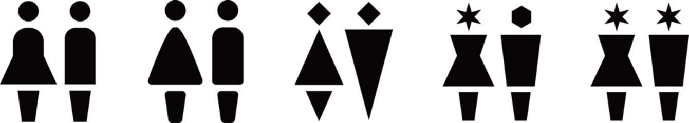 Toilet Icon｜家に使えるシンプルなトイレサイン